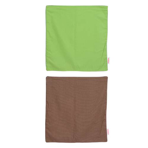 座布団カバー 51×55cm 51 × 55 cm サイズ ファスナー式 無地 オックス 綿100% パイピングロック仕上げ 座布団 カバー [3]