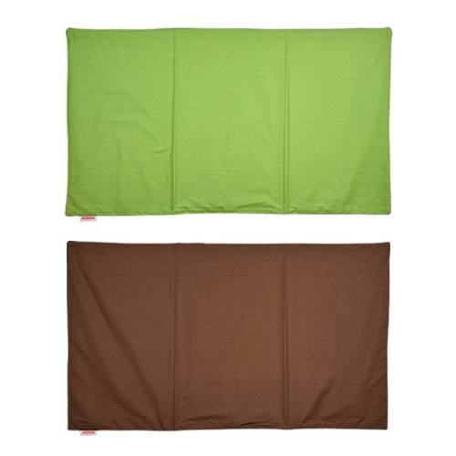 座布団カバー 68×120cm 68 × 120 cm サイズ ファスナー式 無地 オックス 綿100% パイピングロック仕上げ 座布団 カバー [3]