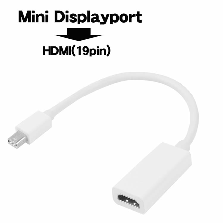 Mini Displayport/Thunderbolt to HDMI 変換ア