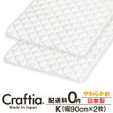 日本製 ピロートップ キング (2枚組) シルバーセーブ Craftia クラフティア 国産 ベッドパッド 敷きパッド マットレストッパー 送料無料