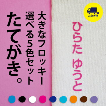 【お急ぎ便】お名前フロッキー 縦書き大サイズセット 送料無料 フロッキーネーム アイロンシール アイロン転写 お名前シール おなまえシール ネームシール ネーム 靴下 名前付け 幼稚園 小学校 入学 入園 女子 男子 介護 おしゃれ かわいい only @