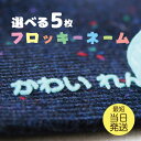送料無料【お急ぎ便】フロッキーネーム70片 お名前シール ア