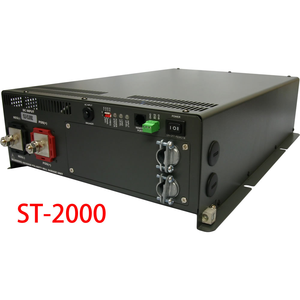 【 電菱 DENRYO 】 AC切換リレー内蔵型インバータ / STシリーズ ('AC100V) ST2000 【送料無料※沖縄・離島配送不可】ST-2000