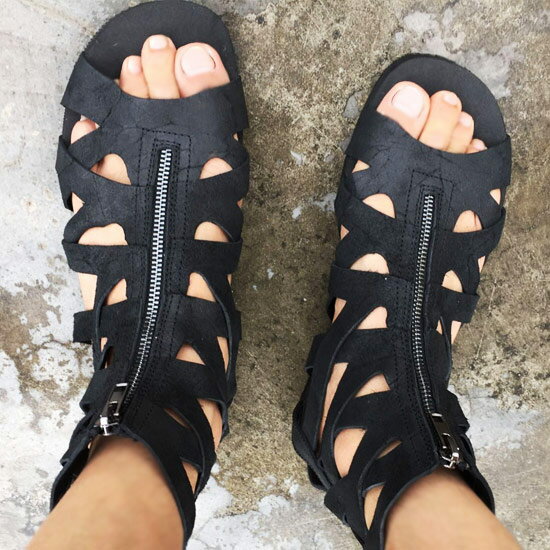 モード系 グラディエーターサンダル メンズ レザーサンダル レースアップブーツ サマーブーツ 本革サンダル 本皮 メンズファッション V系 モードファッション サンダル 送料無料 インポート 変形 スタイル ストリート系 30代 ビジュアル系 黒 靴 ベビーグッズも大集合