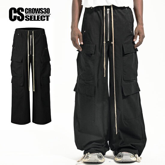楽天クローズCROWS-WHITEorBLACK-カーゴパンツ メンズ モード系 ワイドパンツ メンズ V系 カーゴパンツ メンズ ワイドカーゴパンツ レディース ヴィジュアル系 ファッション インポート 変形 スカート男子 2023 春 夏 秋 新作 ボトムス サロン系 きれい目 お兄系 ホスト ビター系 衣装