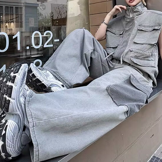 モード系 メンズ セットアップ メンズ V系 ワイドパンツ メンズ モード系 メンズ 上下セット 変形 セットアップ ベスト ルーズパンツ メンズ 派手 キレイ目 個性的 お兄系 ホスト ヴィジュアル系 ファッション 衣装 モード系 ユニセックス 韓国ファッション スカート男士