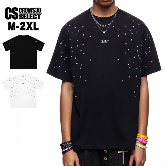 Rakuten - モード系 メンズ Tシャツ メンズ V系 Tシャツ モード系 カットソー メンズ 刺繍 ロック系 tシャツ オシャレ 個性的 新作 お兄系 ホスト V系 ビジュアル系 ファッション スカート男子 地雷系 バンド ステージ衣装