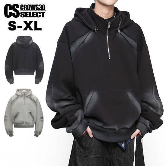 モード系 パーカー メンズ モード系 メンズ パーカー メンズ V系 パーカー ビッグパーカー 2WAY フード取り外し 大人 フーディー プルオーバーパーカー ヴィジュアル系 ファッション スカート男士 衣装