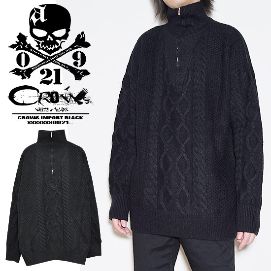 ニット メンズ モード系 セーター メンズ ロングTシャツ ロング丈 ニットソー ハイネック ジッパー 大きいサイズ 送料無料 2022 秋 冬 新作 ホスト ...