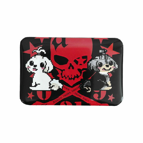 缶バッチ メンズ モード系 メンズ ブローチ V系 缶バッチ 四角 alcw スカル ドクロ ロゴ エンブレム 犬 ワンコ オシャレ 派手 ヴィジュアル系 ファッション 韓国 ファッション ホスト ビター系 スカート男子 レディース ユニセックス alcw