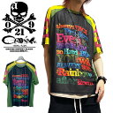 メッシュカットソー メンズ モード系 Tシャツ メンズ V系 派手 カットソー レディース シースルー カットソー メンズ Tシャツ メンズ 大きいサイズ スカ...
