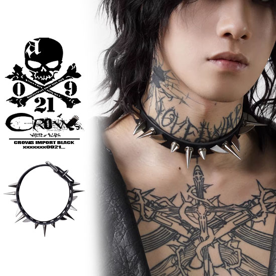 モード系 ネックレス メンズ チョーカー レディース V系 ネックレス レディース 本皮 レザーチョーカー ゴシック 釘 スタッズ 個性的 バンド オシャレ 派手春 夏 秋 冬 新作 お兄系 ホスト y2kファッション ヴィジュアル系 ファッション スカート男子 誕生日 プレゼント alcw