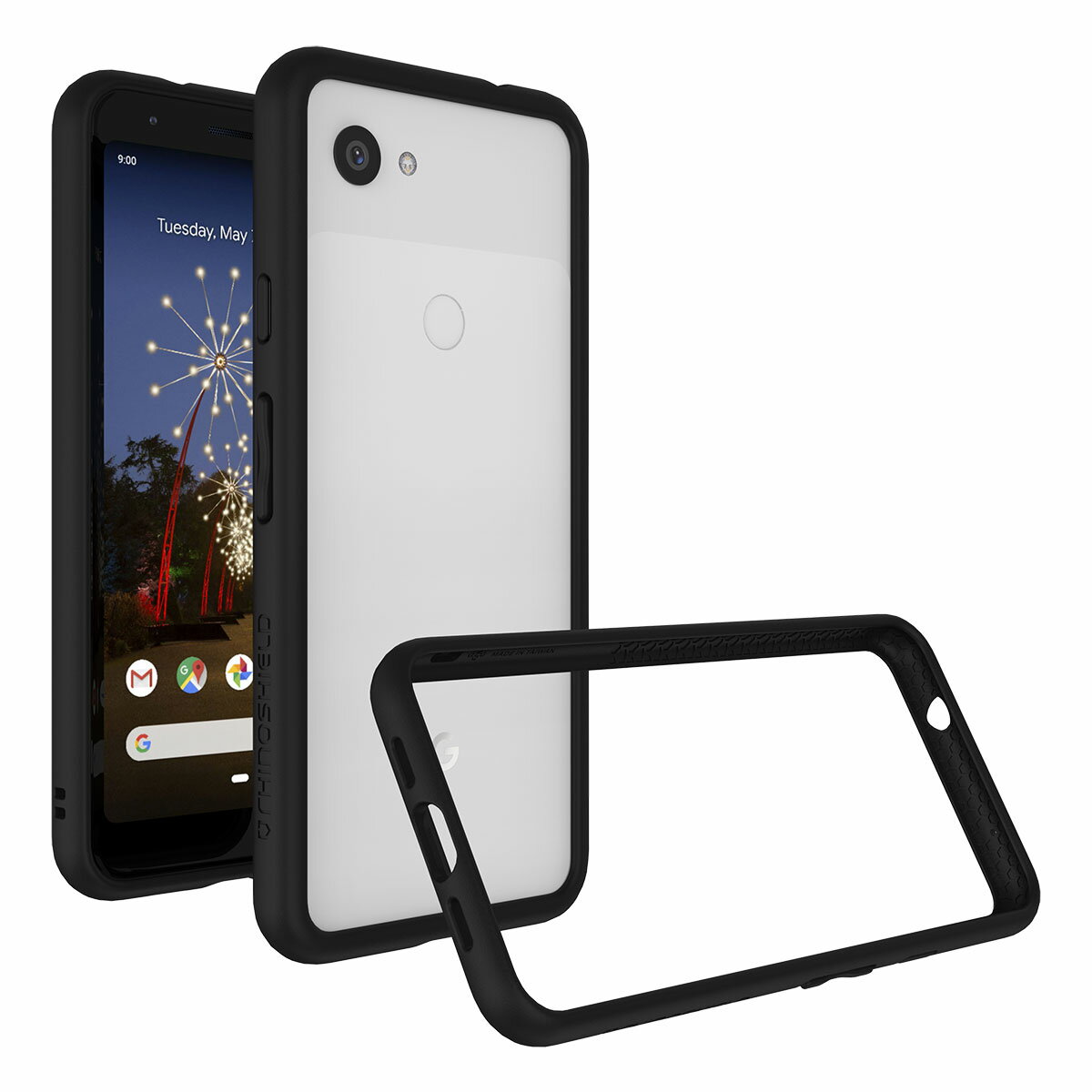 【楽天スーパーセール対象品】Google Pixel 3a / 3a XL 耐衝撃 バンパー ケース RhinoShield CrashGuard 米軍ミリタリー規格MIL-STD 810Gを超える3.5m落下テストをクリア ライノシールド クラッシュガード グーグル ピクセル