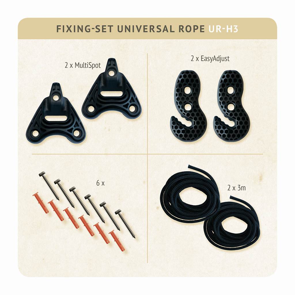 ハンモック 取り付け器具 UR-H3 LA SIESTA ラシエスタ 日本正規販売店 保証 【アンカー付きなので木材 コンクリート対応 屋外での設置OK 取り付けに便利なアジャスター付きなので長さ調整が簡単です 】 ラシェスタ 室内 キュリアス ブランド HOW TO グランピング DIY通販格安セール情報 楽天 通販