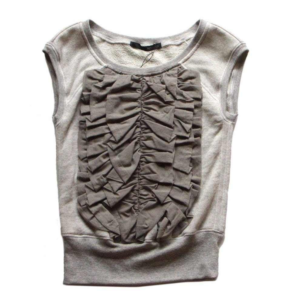 ☆詰め放題福袋チケット対象商品☆Adonisis アドニシス フリル ノースリーブ トップス 送料無料 レディース 女性 9号 Mサイズ ファッション 春 夏 ...