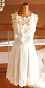 ☆詰め放題福袋チケット対象商品☆Adonisis アドニシス フルール ラッシェル レース ドレス ワンピース【送料無料】レディース 女性 かわいい 9号 Mサ...