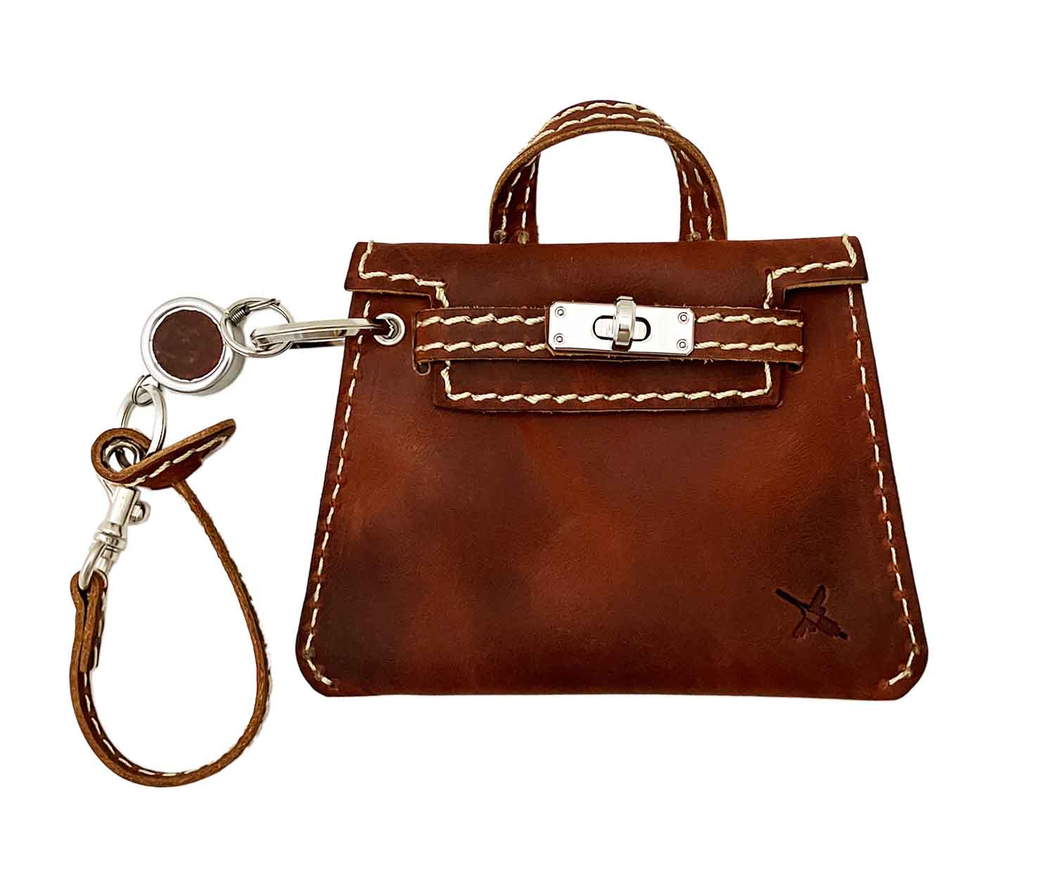 アインソフ　レザー ハンドバッグ ブラウン ✨良品✨ Ain Soph アインソフ ハンドバッグ 本革 ブラウン
