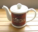 【お買い得!】プリントPot-ココアコレクタブルティーポット(返品交換ギフト包装不可)収集 かわいい おしゃれ キッチン用品 インテリア 陶器 カーター社(英)製 イギリス コレクターズアイテム(3)
