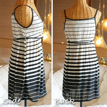 ☆選べるレディース服3点福袋対象商品☆さらっと落ち感キュート ランダムボーダー キャミソール チュニック（返品・交換・ギフト包装不可）レディース 婦人服 シマシマ カシュクール 春 夏 リゾート 夏フェス かわいい 涼しい 9号 Mサイズ 骨格ストレート