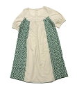 ☆選べるレディース服3点福袋対象商品☆リーフ 刺繍 ワンピース(返品・交換・ギフト包装不可)レディース 婦人服 かわいい 骨格ウェーブ 半袖 ウール 秋 9号 ...