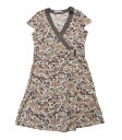 ☆選べるレディース服3点福袋対象商品☆グレーヌ オータムベリープリント カシュクール ワンピース(返品・交換・ギフト包装不可)レディース 婦人服 フレンチスリー...