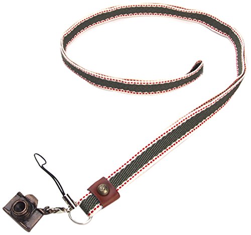 ネックストラップ デジカメ スマートフォン ポータブルゲーム用 ロングストラップ【ARNUVO/アルヌボ】韓国 カメラチャーム 落下防止 スマホ