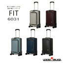 楽天キュリアス（雑貨・スーツケース）LEGEND WALKER HARD CASE FIT スリム スーツケース 6031-60 フロントオープン 2～3泊 4輪 【メーカー直送品TS 送料無料 】 ファスナー 旅行 キャリーバッグ 手書き領収書対応 TSロック 海外旅行 TSALOCK ハードケース スペースを取らない 容量拡張機能 おしゃれ 収納 薄い