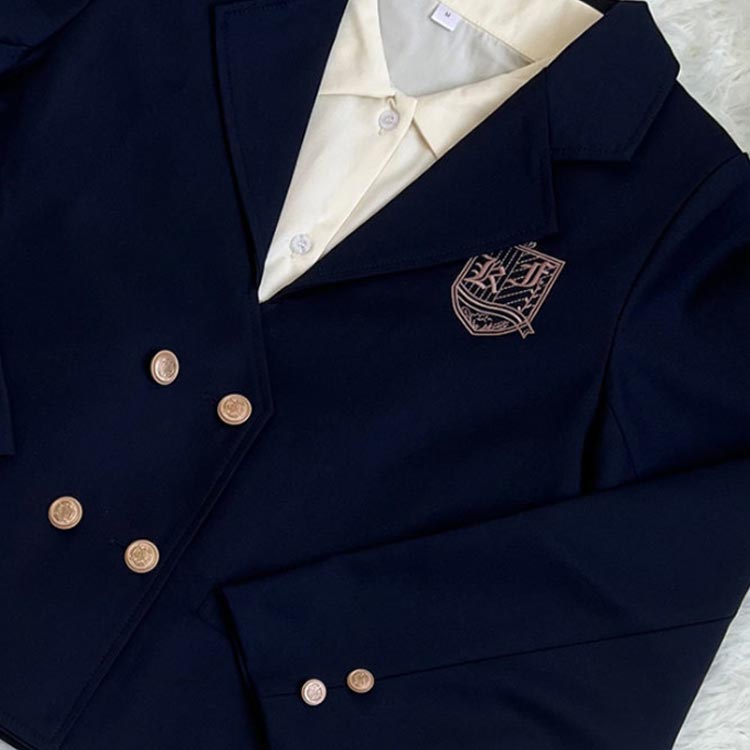 ブレザー 男子高生 ブレザー スクールブレザー 中学生 ジャケット 女子高生 JK制服 スクール制服 高校生 スーツ 制服 女子高生 ジャケット コート 制服 JK制服 二つボタン 定番 紺 学院風 女子制服 フォーマル 女子高生