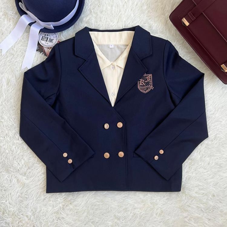 ブレザー 男子高生 ブレザー スクールブレザー 中学生 ジャケット 女子高生 JK制服 スクール制服 高校生 スーツ 制服 女子高生 ジャケット コート 制服 JK制服 二つボタン 定番 紺 学院風 女子制服 フォーマル 女子高生