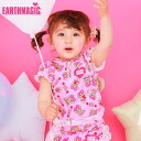 【50 OFF】EARTHMAGIC BABY【正規取扱店】アースマジックベビー ハローマフィー総柄 ジップアップパーカー クマ耳 ベビー服 ベビー 赤ちゃん 女児 女の子 乳児 出産祝い ベビーギフト 80～90cm