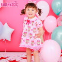 EARTHMAGIC【正規取扱店】アースマジックベビー ハートいっぱいマフィー総柄3点セット(ワンピース&ブルマ&ヘアバンド) ベビー服 子供服 ベビー 赤ちゃん 女児 女の子 乳児 出産祝い ベビーギフト 80cm 90cm 【50%OFF】(4)