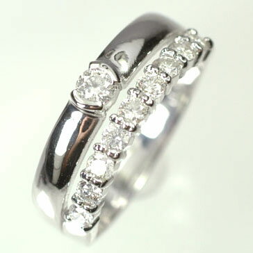 プラチナ ダイヤモンド リング スウィートテン プラチナ ダイヤ0.5ct アニバーサリー10リング（指輪）【結婚10周年記念】【スウィート10石ダイヤモンド】