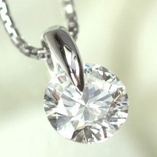 Other - プラチナ ダイヤモンド ネックレス 一粒 プラチナ・ダイヤ0.5ct（Hカラー・SI・GOOD・鑑定書付） スタッドペンダント(ネックレス）（1点留め）
