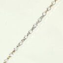 ダイヤモンド テニスブレスレット K18PG・K18WG・K18YG・ダイヤ1.0ct 3カラーテニスブレスレット