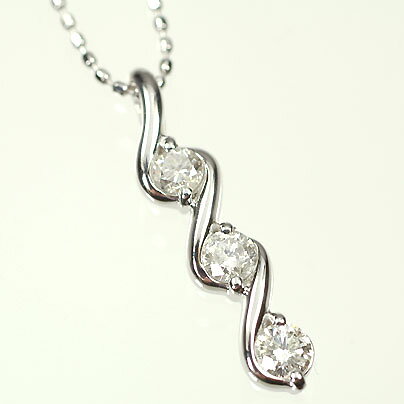 ��������� �ͥå��쥹 ���꡼���ȡ��� K18WG��������0.3ct�����꡼���ȡ���ڥ����ȡʥͥå��쥹�ˡڤ������б���
