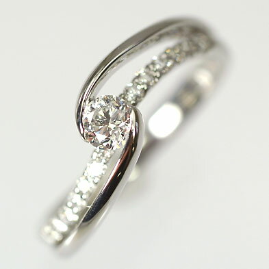 婚約指輪 プラチナ・ダイヤモンド0.2ct（H・SI・GOOD・鑑定書付） エンゲージリング（婚約指輪） 送料無料