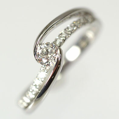 婚約指輪 プラチナ・ダイヤモンド0.2ct（F・VVS・3EX・H&C・中央宝石鑑定書付） エンゲージリング（婚約指輪） 送料無料