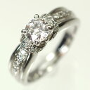 婚約指輪 プラチナ・ダイヤモンド0.5ct(F・VS・3EX・H&C・鑑定書付) エンゲージリング(婚約指輪) プロポーズリング