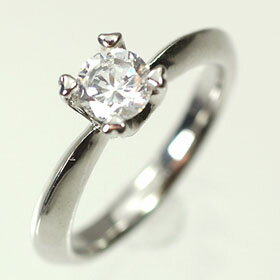 婚約指輪 プラチナ・ダイヤモンド0.5ct（H・SI・GOOD・鑑定書付）　エンゲージリング（婚約指輪） プロポーズリング