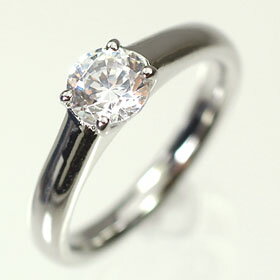 婚約指輪 プラチナ・ダイヤモンド0.7ct（H・SI・GOOD・鑑定書付） エンゲージリング（婚約指輪） プロポーズリング