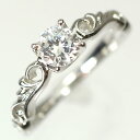 婚約指輪 プラチナ・ダイヤモンド0.5ct（F・VVS・3EX・H&C・中央宝石鑑定書付） エンゲージリング（婚約指輪） プロポーズリング