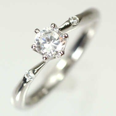 婚約指輪 プラチナ・ダイヤモンド0.3ct（F・VS・3EX・H&C・中央宝石鑑定書付） エンゲージリング（婚約指輪） プロポ…