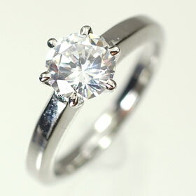 婚約指輪 プラチナ・ダイヤモンド1.0ct（H・SI・GOOD・鑑定書付） エンゲージリング（婚約指輪） プロポーズリング