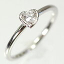婚約指輪 プラチナ・ダイヤモンド0.1ct(H・SI・GOOD・鑑定書付) エンゲージリング(婚約指輪) プロポーズリング