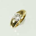 ベビーリング K18 ダイヤモンド0.1ct 誕生石 ベビーリング ネックレス チャーム 18k 指輪 一粒 【送料無料】(4)