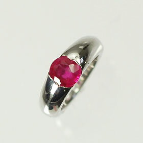 ベビーリングK18ルビー誕生石ベビ...