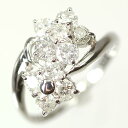 プラチナ ダイヤモンド リング スウィートテン プラチナ・ダイヤモンド1.0ct アニバーサリー10リング(指輪)【結婚10周年記念】【スウィート10石ダイヤモンド】ダイヤモンド指輪