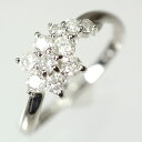 ダイヤモンド リングプラチナ・ダイヤモンド0.5ct アニバーサリー10リング(指輪)【結婚10周年記念】【スウィート10石ダイヤモンド】ダイヤモンド指輪