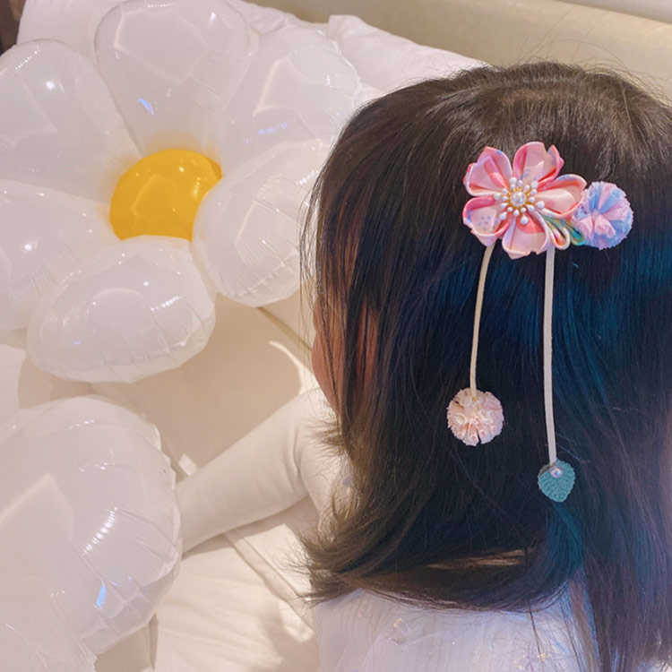 CYOAcyoa SHOPの花 1ペア 髪飾り ヘアピン ヘアアクセサリー 卒業式 和装 和風 女の子 和装小物 飾り ヘアクリップ 大人 キッズ 着物 タッセル ドライフラワー COS 成人式 七五三 浴衣 袴 振袖 和服｜アングル2