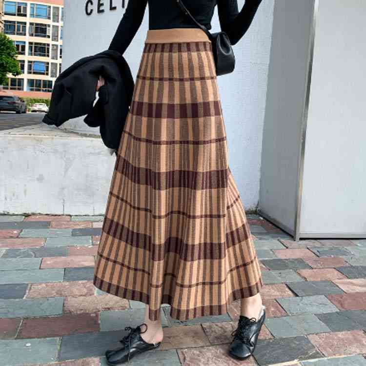 ニットスカート フレア ロング丈 ニット 春 ボトムス レディース フリーサイズ ウ...